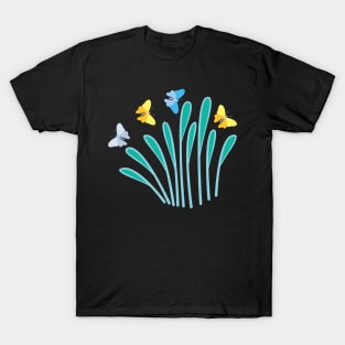 butterflies in the reeds T-Shirt